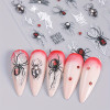 5D Embossed Spider Web Nail Sticker