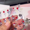 Skull & Rose Cartoon Nail Art Stickers