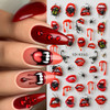 2pcs Gothic Halloween Nail Stickers