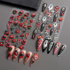 2pcs Gothic Halloween Nail Stickers