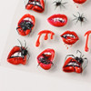 2pcs Gothic Halloween Nail Stickers