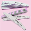 10 pcs Professional Half Moon Nail Files with 100/180 Grit