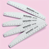 10 pcs Professional Half Moon Nail Files with 100/180 Grit