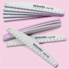 10 pcs Professional Half Moon Nail Files with 100/180 Grit