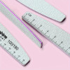 10 pcs Professional Half Moon Nail Files with 100/180 Grit
