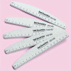 10 pcs Professional Half Moon Nail Files with 100/180 Grit