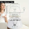 WAXKISS Smart Digital Wax Heater Set – 500ml with Hard Wax Beans WAXKISS Smart Digital Wax Heater Set – 500ml with Hard Wax Beans