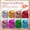Metallic Effect Nail Polish – Chrome Mirror Shine Collection Metallic Effect Nail Polish – Chrome Mirror Shine Collection