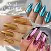 Metallic Effect Nail Polish – Chrome Mirror Shine Collection Metallic Effect Nail Polish – Chrome Mirror Shine Collection
