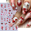 Fantasy Rose Heart Nail Art Stickers