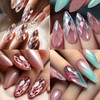 120/140 Pcs Long Almond Shaped Nail Tips
