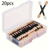 20pcs double-sided eye shadow sponge sticks