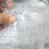 100pcs Clear Transparent Heart Nail Charms