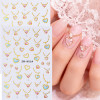 2pcs of love nail art stickers