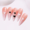 2pcs Golden Line Strips Nail Stickers
