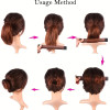 Twisted French Magic Hair Bun