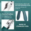Stainless Steel Precision Trimmer with Ultra-Fine Angled Design