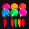 Set of 6 Neon Phosphorescent Powders