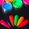 Set of 6 Neon Phosphorescent Powders
