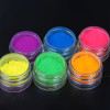 Set of 6 Neon Phosphorescent Powders