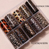 Leopard & Cheetah Print Nail Foil Stickers – 1 Box