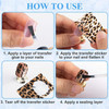 Leopard & Cheetah Print Nail Foil Stickers – 1 Box