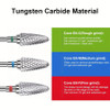 3pcs Professional Tungsten Nail Drill Bits Set