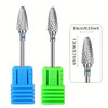 3pcs Professional Tungsten Nail Drill Bits Set