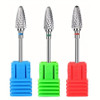 3pcs Professional Tungsten Nail Drill Bits Set