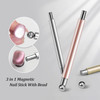 3D Cat Eye Nail Magnet Tool with Round Steel Bead