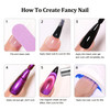 3D Cat Eye Nail Magnet Tool with Round Steel Bead