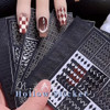 6pcs Nail Art Hollow Stickers Set