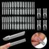 French Double Layer Nail Extension Molds – 24pcs