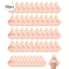 50pcs Triangular Powder Puffs Set