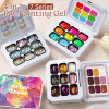 UR SUGAR 9 Color Pat Painting Gel Set