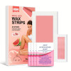 Gentle wax strips for hair removal