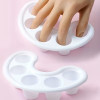 2pcs Five Finger Nail Soaking Bowls – Manicure & Gel Polish Remover Hand Soaker Set