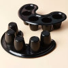 2pcs Five Finger Nail Soaking Bowls – Manicure & Gel Polish Remover Hand Soaker Set