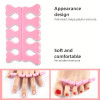 50pcs Soft Pink Finger & Toe Separators