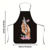 Nail Art Design Printed Apron for Nail Technicians
