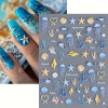 3D Sea Life Nail Stickers