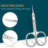 Professional Curved Head Russian Dead Skin Scissors
