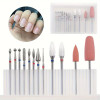12pcs Ceramic & Silicone Nail Grinding Head Set
