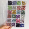 9000 Sparkling Flat Bottom Rhinestones
