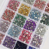 9000 Sparkling Flat Bottom Rhinestones