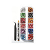 Multi-size Flat Back Acrylic Rhinestones Set