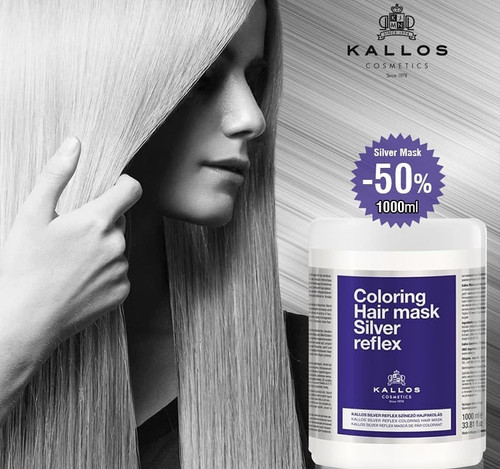 KALLOS Hair mask Silver reflex & Shampoo KALLOS Hair mask Silver reflex & Shampoo