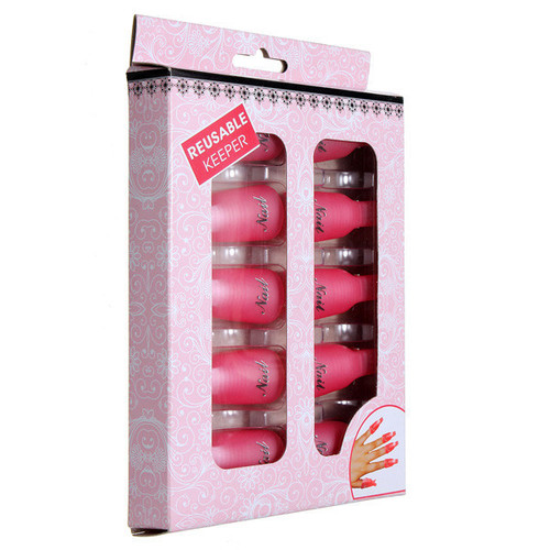 10 pcs Plastic Nail Art Soak off Cap Clips