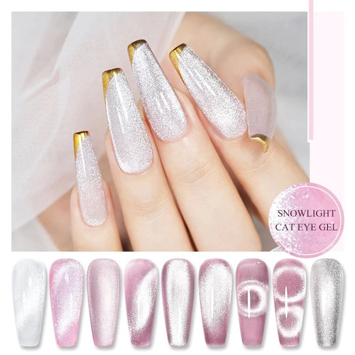 BORN PRETTY 9D Magnetic Gel Nail Polish Snowlight Set