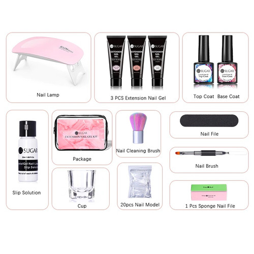 UR SUGAR Extension Nail Gel SET (14 PCS)